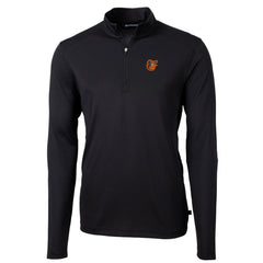 Baltimore Orioles Cutter & Buck Virtue Eco Pique Recycled Quarter-Zip Pullover Top - MLB Pullover