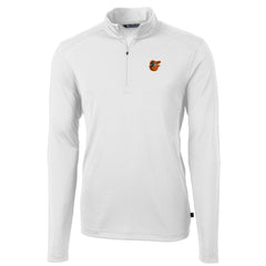 Baltimore Orioles Cutter & Buck Virtue Eco Pique Recycled Quarter-Zip Pullover Top - MLB Pullover