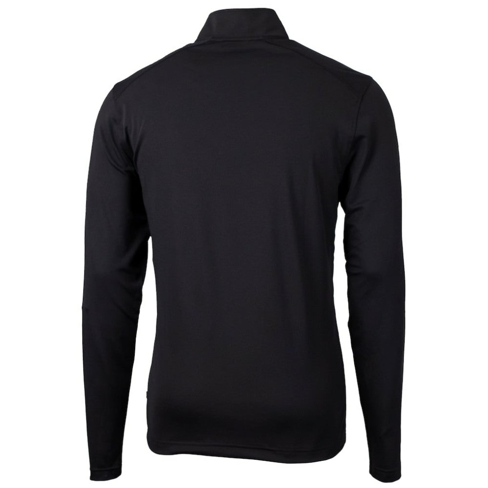 Cincinnati Reds Cutter & Buck Virtue Eco Pique Recycled Quarter-Zip Pullover Top - MLB Pullover