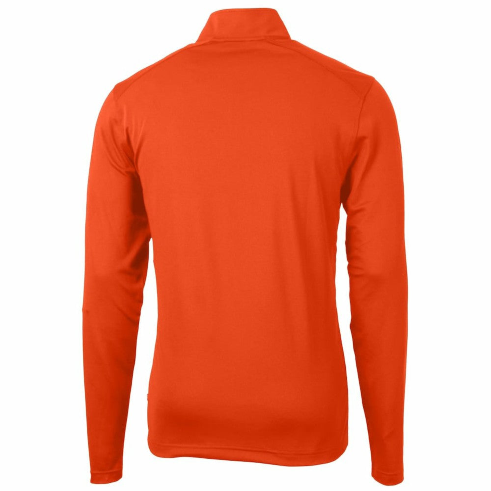 Houston Astros Cutter & Buck Virtue Eco Pique Recycled Quarter-Zip Pullover Top - MLB Pullover