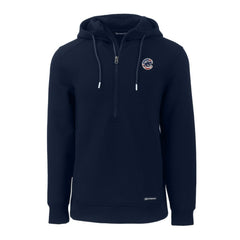 Chicago Cubs Cutter & Buck Stars & Stripes Roam Eco Half-Zip Recycled Pullover Hoodie - MLB Hoodies