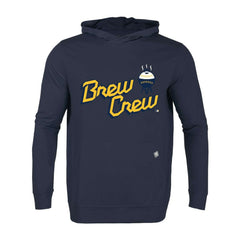 Milwaukee Brewers Levelwear City Connect Relay Core Logo Pullover Hoodie - MLB Hoodies