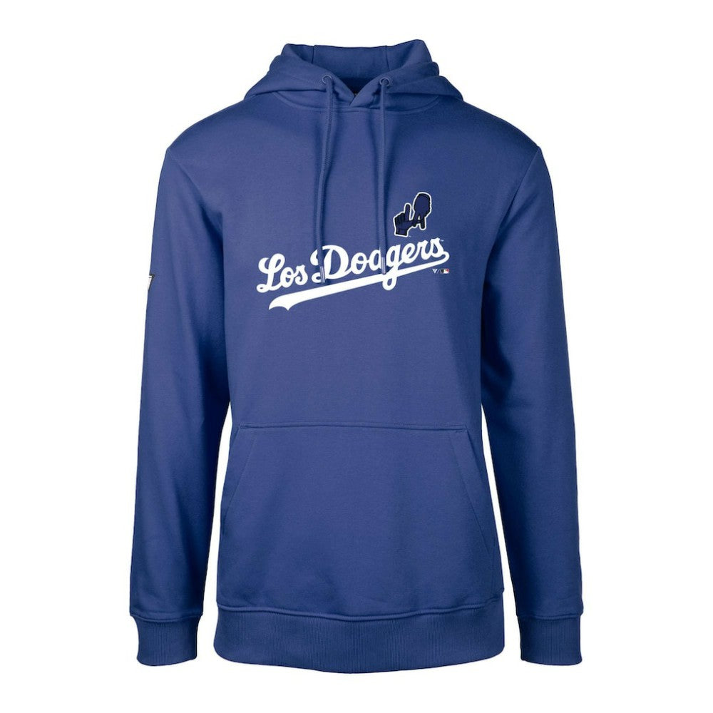 Los Angeles Dodgers Levelwear City Connect Podium Core Logo Pullover Hoodie - MLB Hoodies
