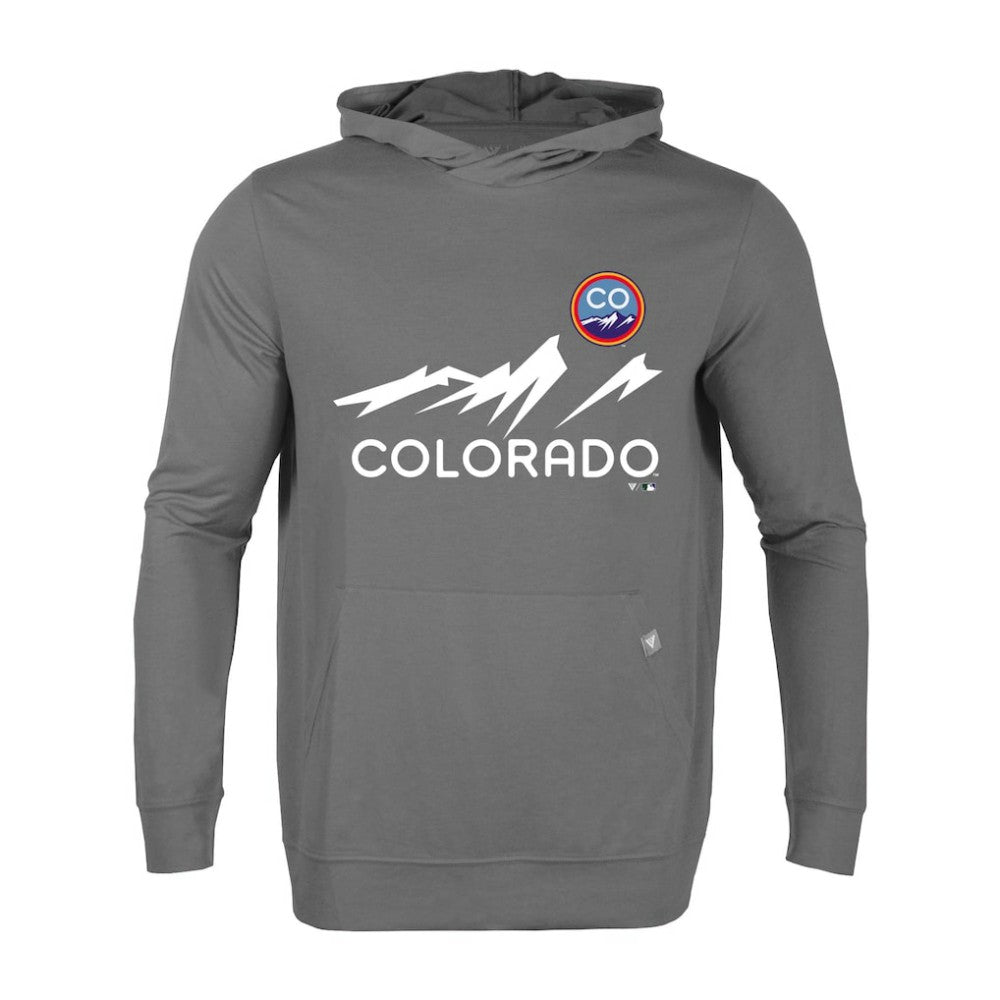 Colorado Rockies Levelwear City Connect Relay Core Logo Pullover Hoodie - MLB Hoodies