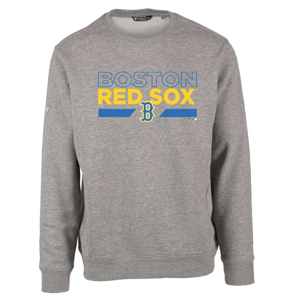 Boston Red Sox Levelwear City Connect Zane No Hitter Pullover Sweatshirt - MLB Pullover
