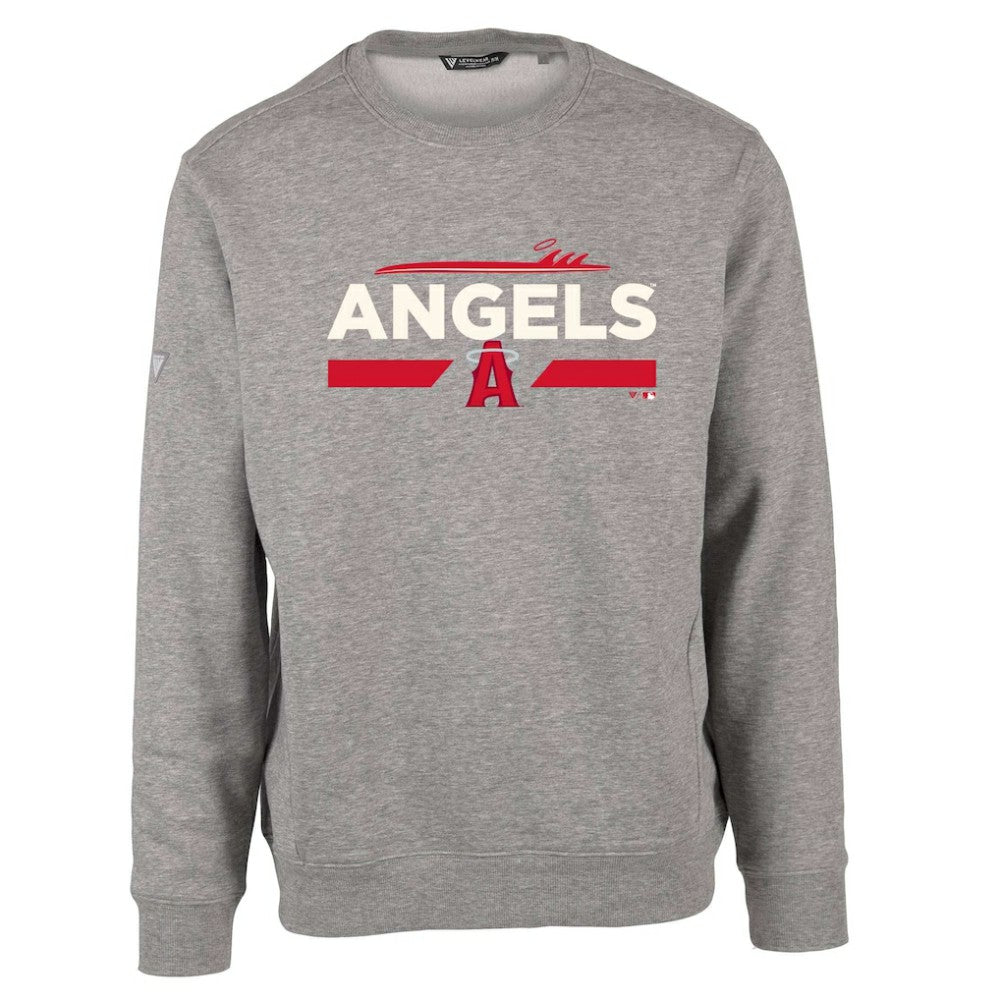 Los Angeles Angels Levelwear City Connect Zane No Hitter Pullover Sweatshirt - MLB Pullover