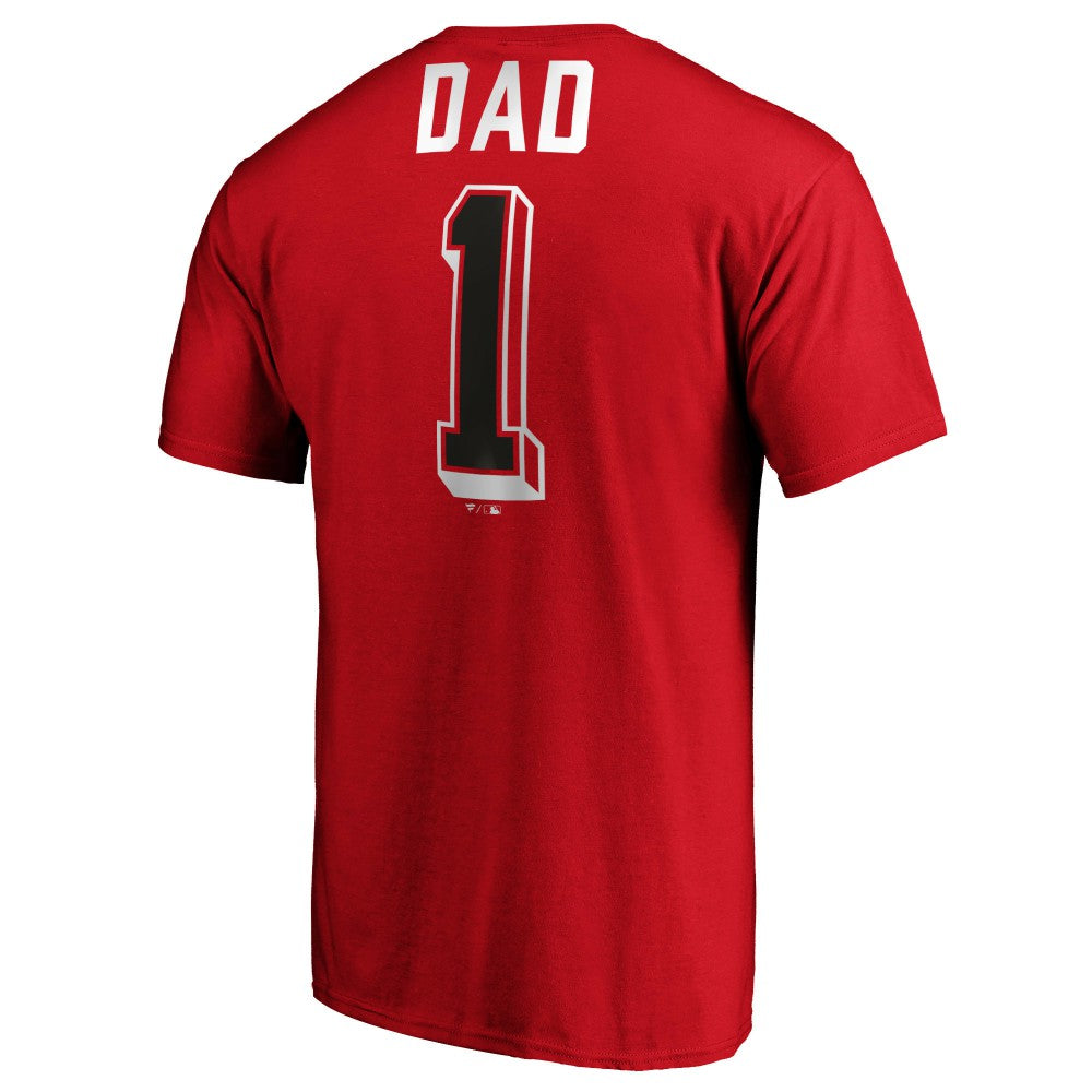 Cincinnati Reds Number One Dad T-Shirt - MLB T-shirts