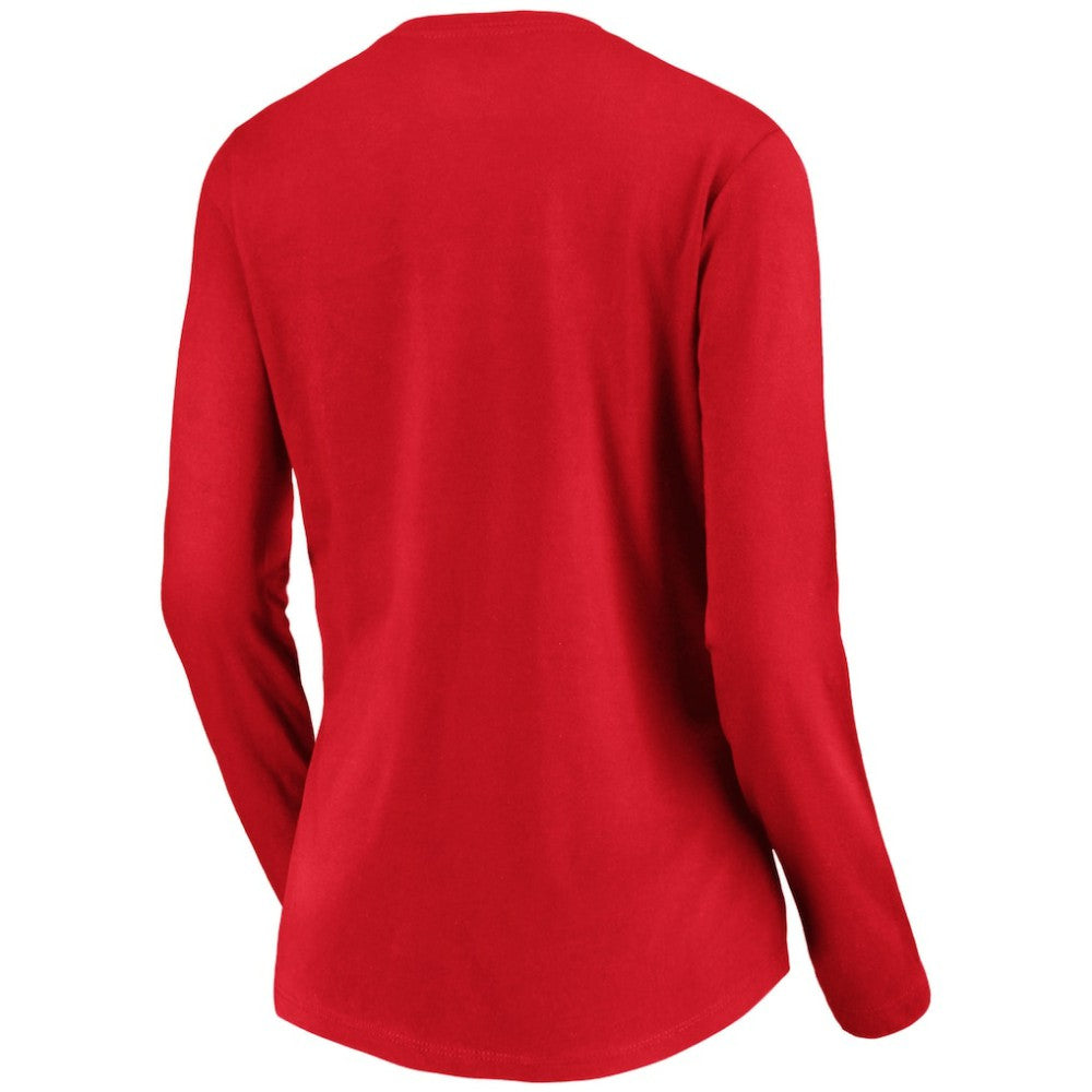 St. Louis Cardinals Women's Team Long Sleeve V-Neck T-Shirt - MLB T-shirts