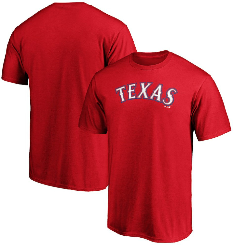 Texas Rangers Official Team Wordmark T-Shirt - MLB T-shirts