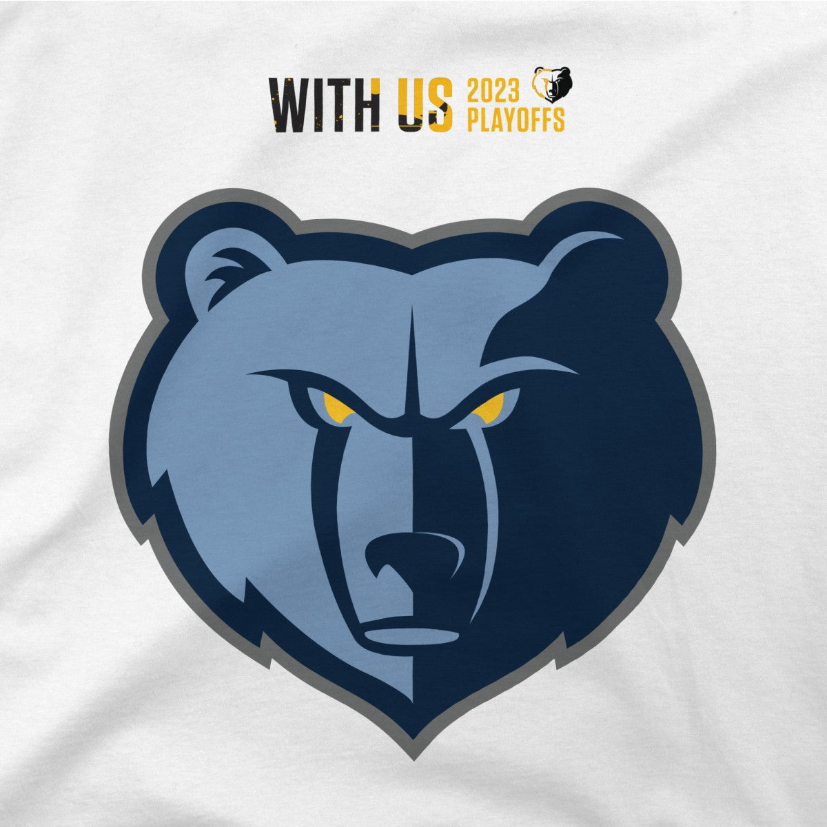 White Memphis Grizzlies Stadium Essentials Unisex 2023 NBA Playoffs Roster T-Shirt | NBA
