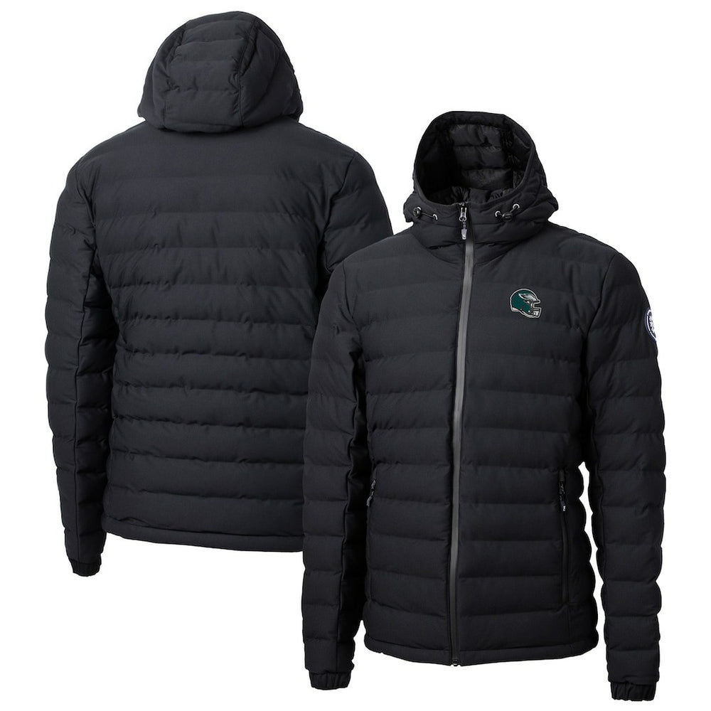 Philadelphia Eagles Cutter & Buck Helmet Mission Ridge Repreve Eco Insulated Puffer Full-Zip Jacket | NFL Sale