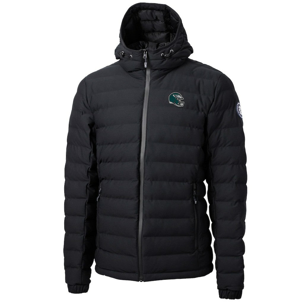 Philadelphia Eagles Cutter & Buck Helmet Mission Ridge Repreve Eco Insulated Puffer Full-Zip Jacket | NFL Sale