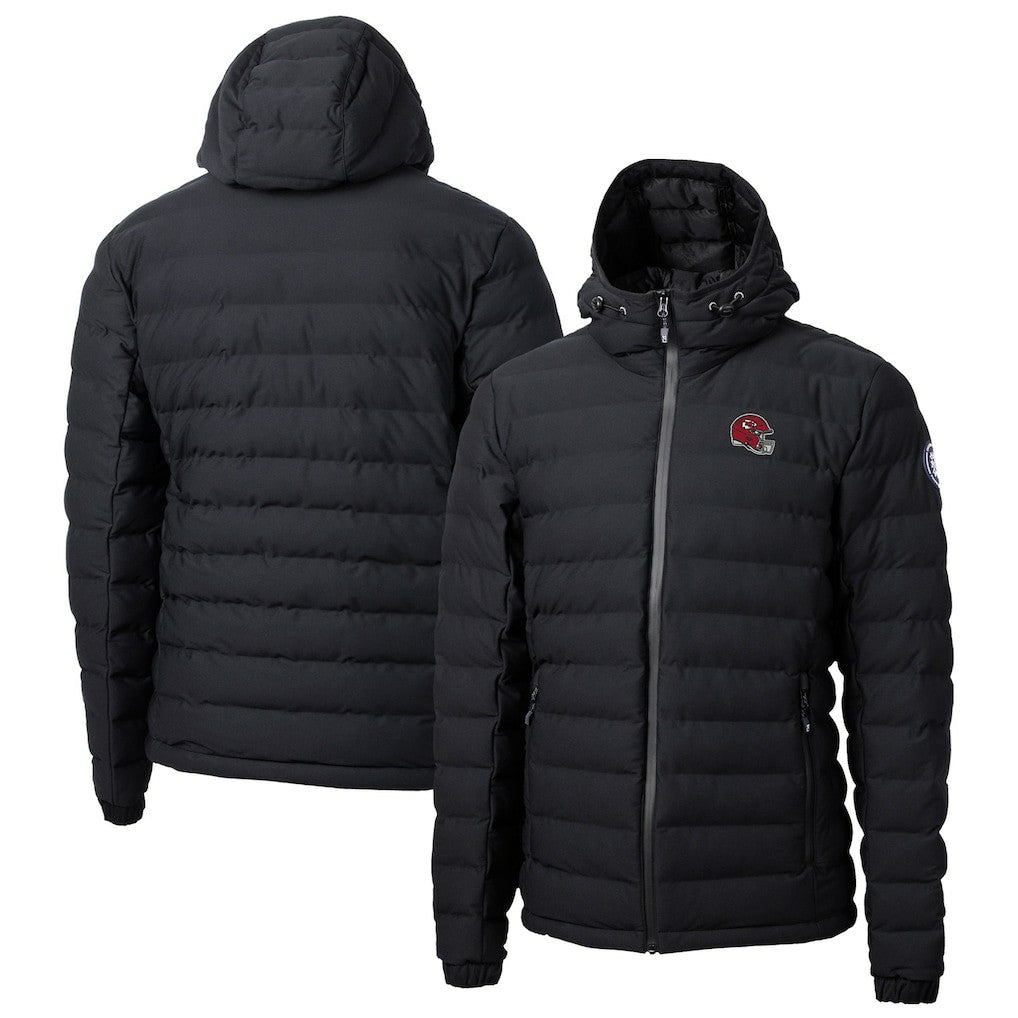 Kansas City Chiefs Cutter & Buck Helmet Mission Ridge Repreve Eco Insulated Puffer Full-Zip Jacket | NFL New