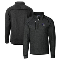 Minnesota Vikings Cutter & Buck Helmet Mainsail Sweater-Knit Half-Zip Pullover Jacket | NFL Outlet