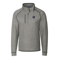 Minnesota Vikings Cutter & Buck Helmet Mainsail Sweater-Knit Half-Zip Pullover Jacket | NFL Near me