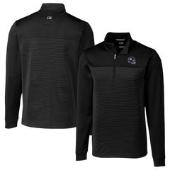 Minnesota Vikings Cutter & Buck Traverse Stripe Stretch Quarter-Zip Pullover Top | NFL US