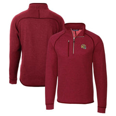 San Francisco 49ers Cutter & Buck Helmet Mainsail Sweater-Knit Half-Zip Pullover Jacket | NFL Hot