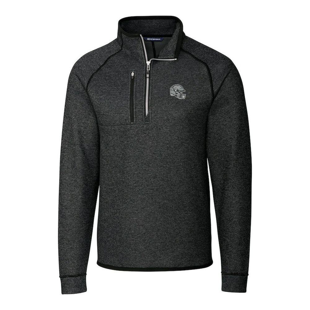 Las Vegas Raiders Cutter & Buck Helmet Mainsail Sweater-Knit Half-Zip Pullover Jacket | NFL Near me