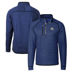 Los Angeles Chargers Cutter & Buck Helmet Mainsail Sweater-Knit Half-Zip Pullover Jacket | NFL Online