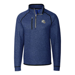Los Angeles Chargers Cutter & Buck Helmet Mainsail Sweater-Knit Half-Zip Pullover Jacket | NFL Online