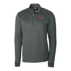Cincinnati Bengals Cutter & Buck Traverse Stripe Stretch Quarter-Zip Pullover Top | NFL Discount