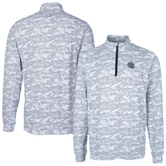 Detroit Lions Cutter & Buck Helmet Traverse Camo Print Stretch Quarter-Zip Pullover Top | NFL On sale
