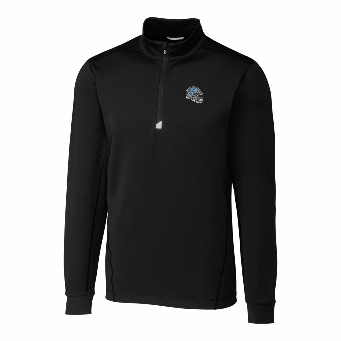 Detroit Lions Cutter & Buck Helmet Traverse Stretch Quarter-Zip Pullover Top | NFL Hot