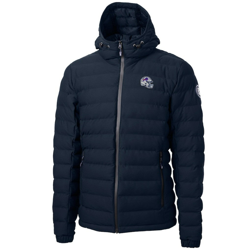 Buffalo Bills Cutter & Buck Helmet Mission Ridge Repreve Eco Insulated Puffer Full-Zip Jacket | NFL Online