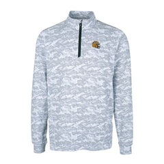 Green Bay Packers Cutter & Buck Helmet Traverse Camo Print Stretch Quarter-Zip Pullover Top | NFL On sale