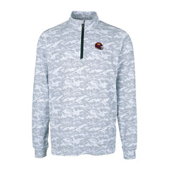Washington Commanders Cutter & Buck Helmet Traverse Camo Print Stretch Quarter-Zip Pullover Top | NFL On sale