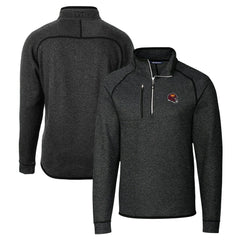 Washington Commanders Cutter & Buck Helmet Mainsail Sweater-Knit Half-Zip Pullover Jacket | NFL Discount