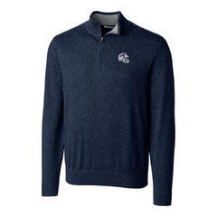 Buffalo Bills Cutter & Buck Helmet Lakemont Tri-Blend Quarter-Zip Pullover Sweater | NFL Near me