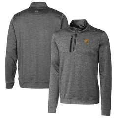 Green Bay Packers Cutter & Buck Helmet Stealth Heathered Quarter-Zip Pullover Top | NFL Outlet
