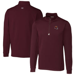 Washington Commanders Cutter & Buck Helmet Traverse Stretch Quarter-Zip Pullover Top | NFL On sale
