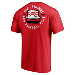 Cincinnati Reds Hometown Collection Stache T-Shirt - MLB T-shirts