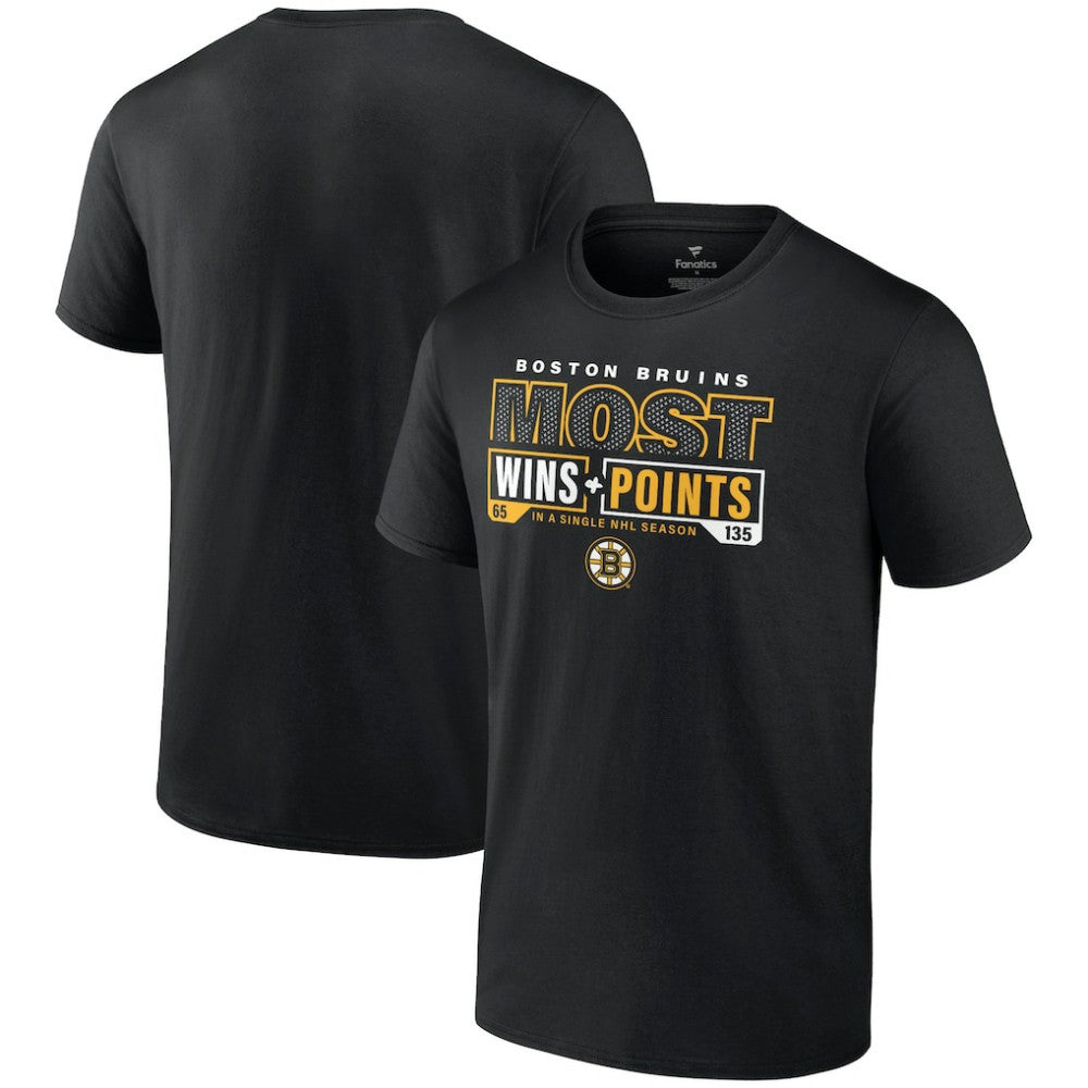 Boston Bruins Most Ever NHL Wins & Points T-Shirt -  NHL T-shirts