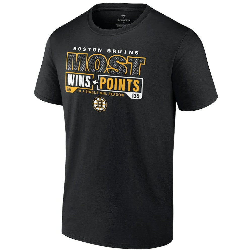 Boston Bruins Most Ever NHL Wins & Points T-Shirt -  NHL T-shirts