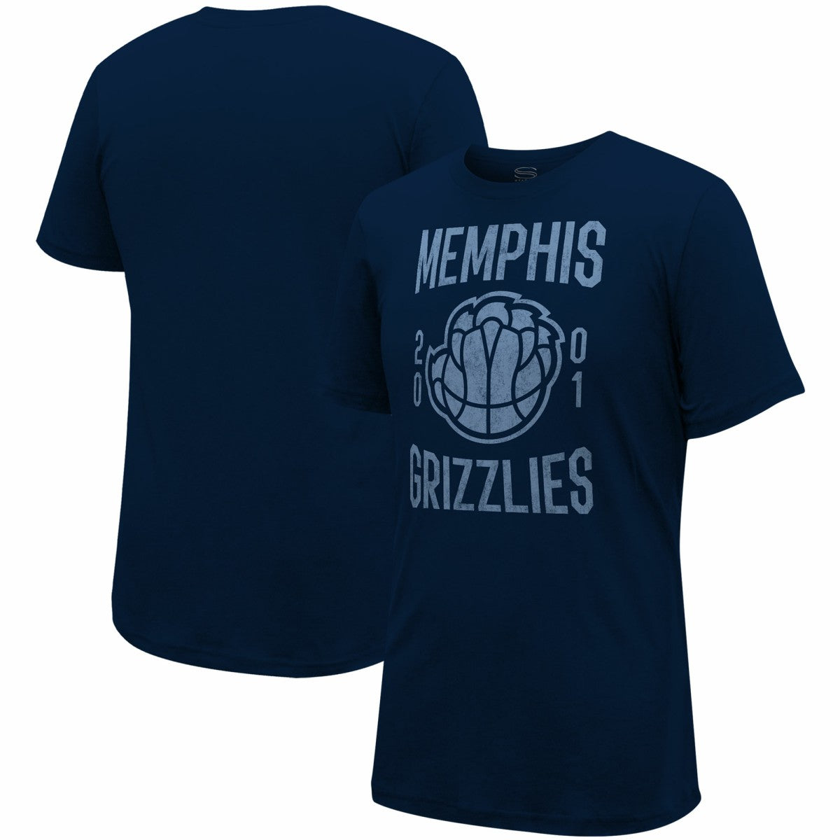 Navy Memphis Grizzlies Stadium Essentials Unisex City Year T-Shirt | NBA