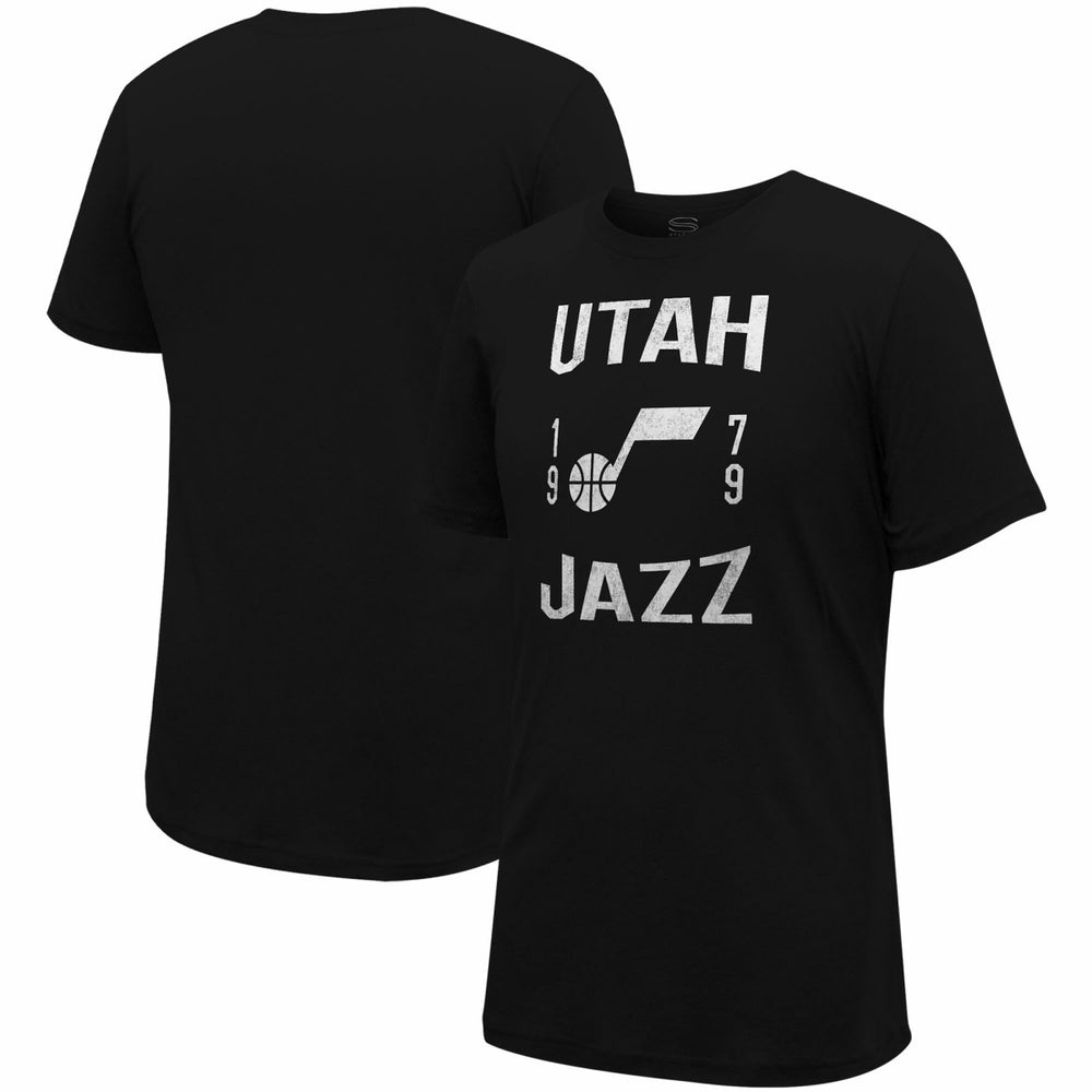 Black Utah Jazz Stadium Essentials Unisex City Year T-Shirt | NBA
