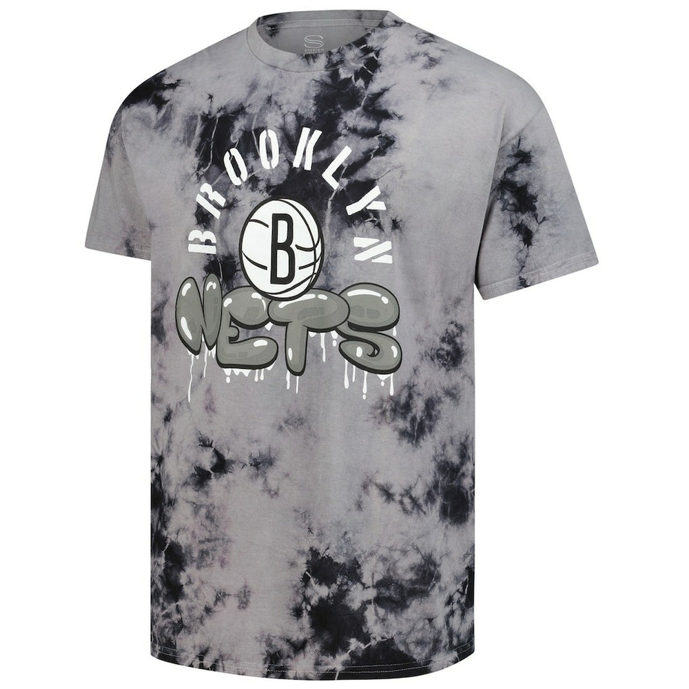 Charcoal Brooklyn Nets Stadium Essentials Unisex Street Art Dark Crystal Washed T-Shirt | NBA