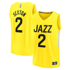 Yellow Collin Sexton Utah Jazz Youth Fast Break Player Jersey | NBA