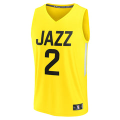 Yellow Collin Sexton Utah Jazz Youth Fast Break Player Jersey | NBA