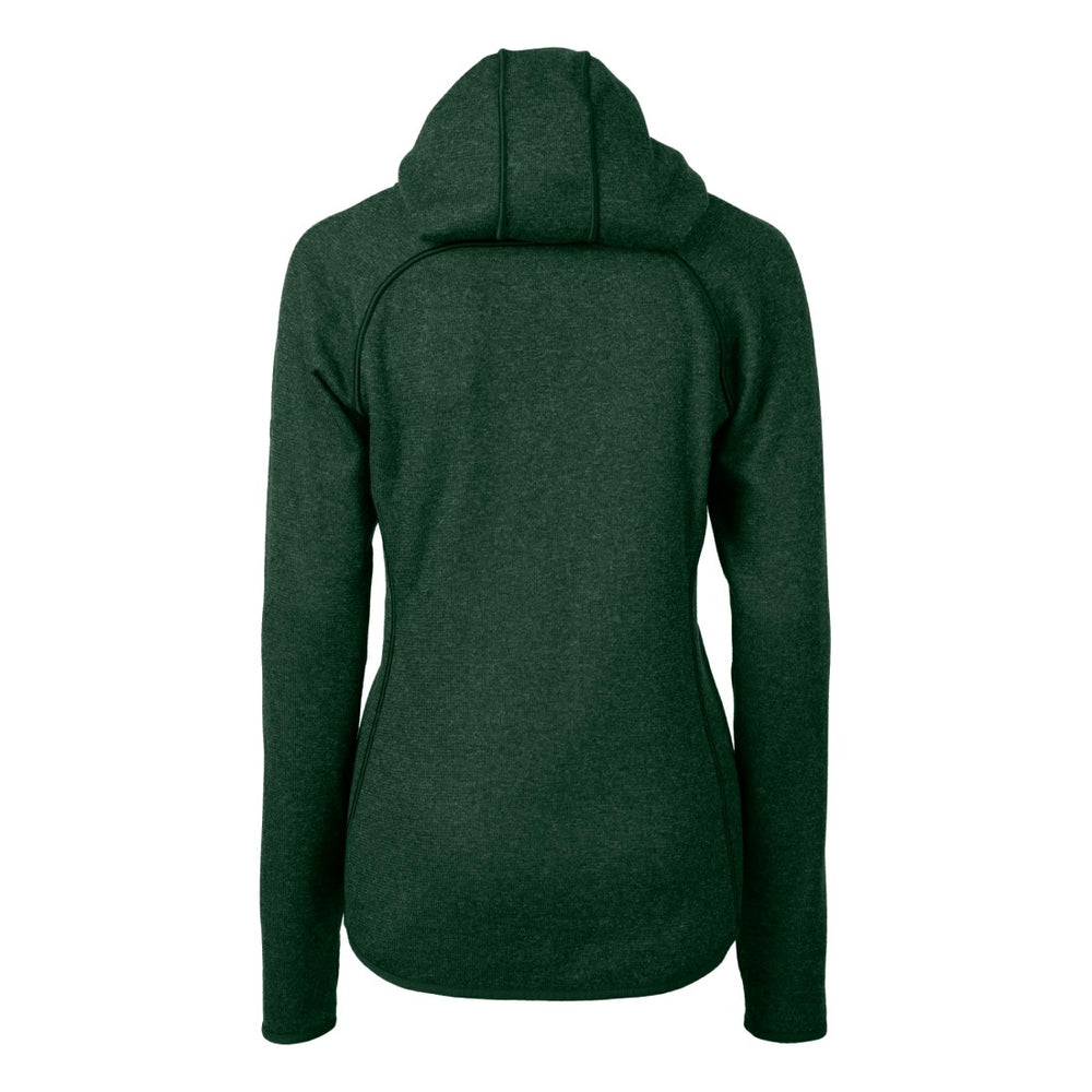 Green Bay Packers Cutter & Buck Women's Helmet Logo Mainsail Sweater-Knit Full-Zip Hoodie | NFL Near me