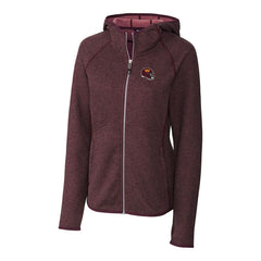 Washington Commanders Cutter & Buck Women's Helmet Logo Mainsail Sweater-Knit Full-Zip Hoodie | NFL Near me