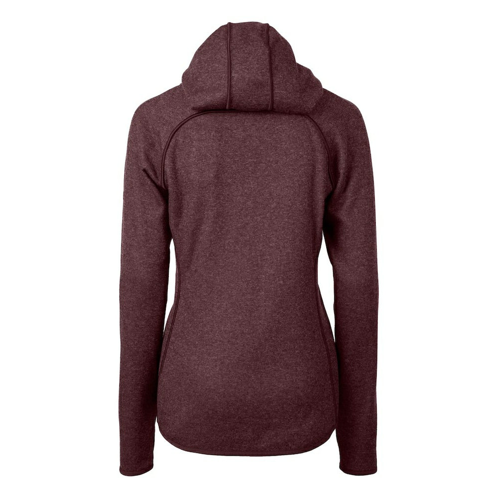 Washington Commanders Cutter & Buck Women's Helmet Logo Mainsail Sweater-Knit Full-Zip Hoodie | NFL Near me