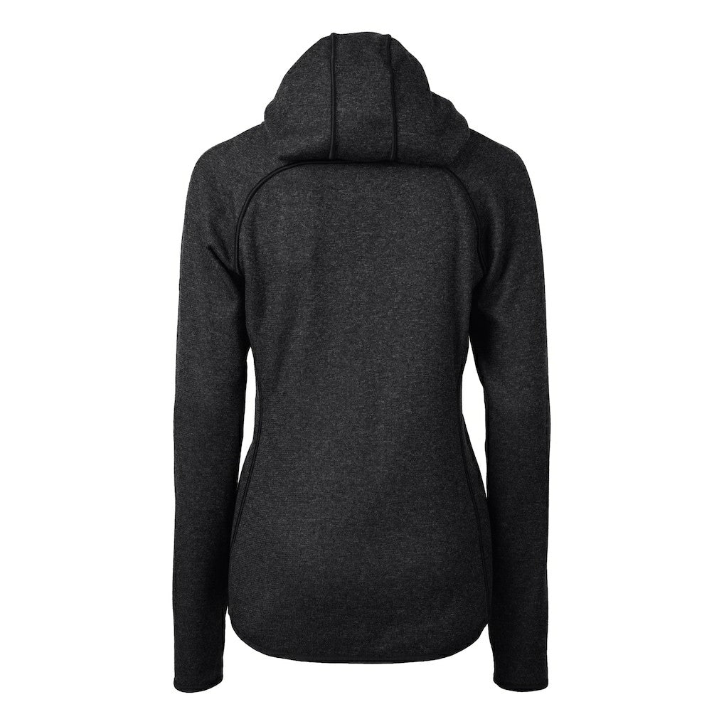 Baltimore Ravens Cutter & Buck Women's Helmet Logo Mainsail Sweater-Knit Full-Zip Hoodie | NFL New