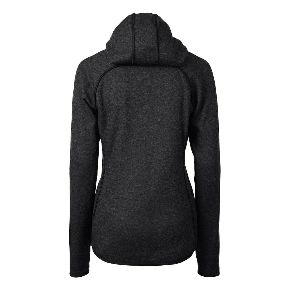 Baltimore Ravens Cutter & Buck Women's Helmet Logo Mainsail Sweater-Knit Full-Zip Hoodie | NFL New