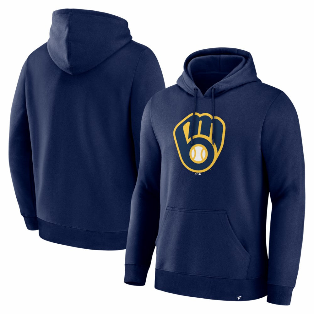 Milwaukee Brewers Fanatics Primary Logo Legacy Hoodie - MLB Hoodies