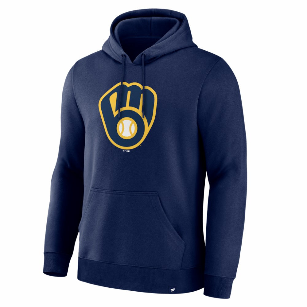 Milwaukee Brewers Fanatics Primary Logo Legacy Hoodie - MLB Hoodies