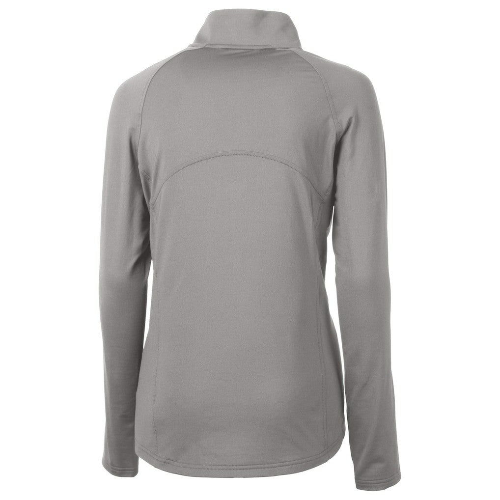New York Jets Cutter & Buck Women's Helmet Logo Adapt Eco Knit Stretch Recycled Half-Zip Pullover Top | NFL US